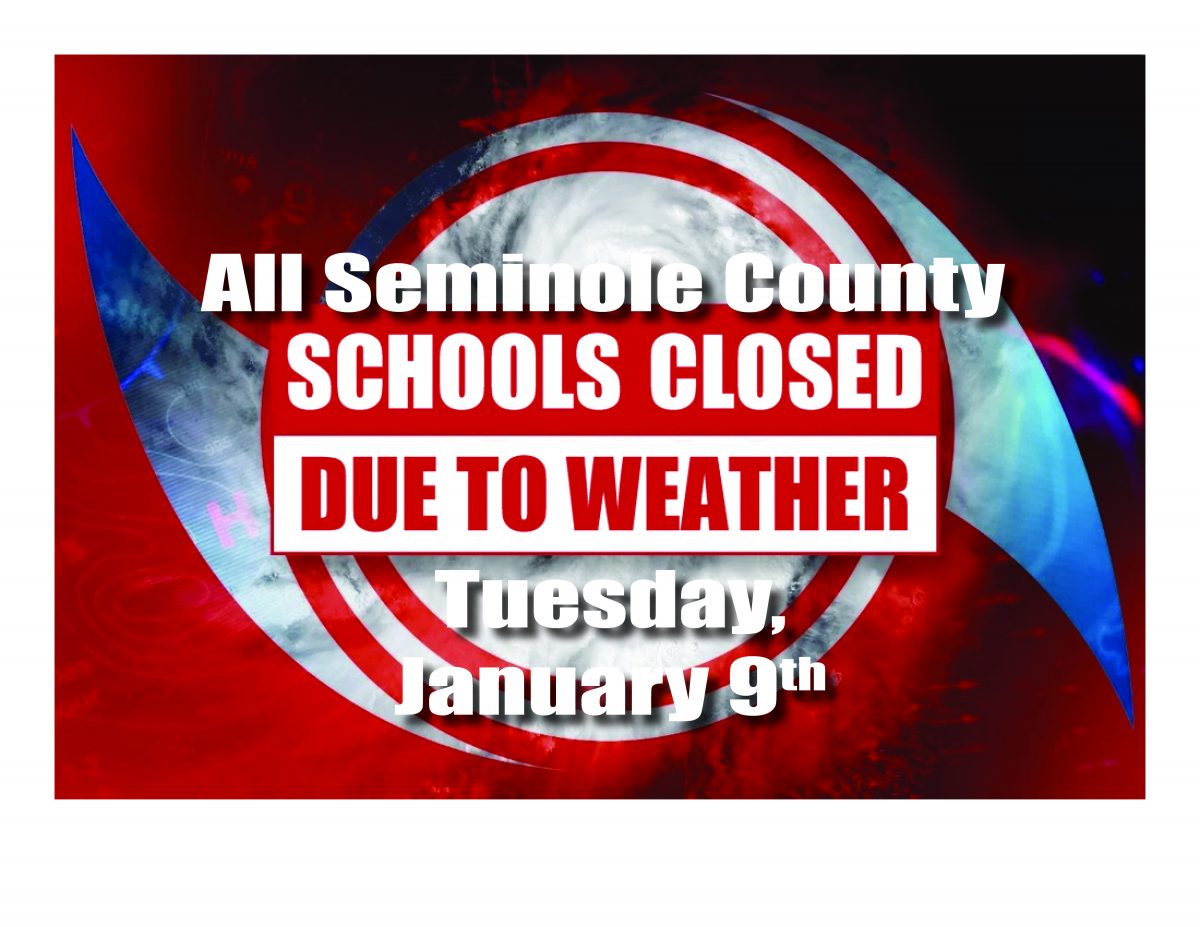 Seminole County Schools closed Tuesday, January 9 due to weather. – The  Donalsonville News