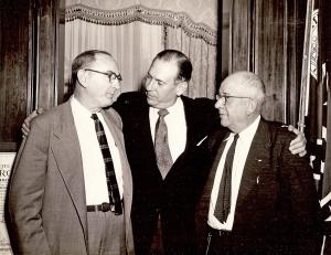 Dr. E. E. Moseley, Gov. Marvin Grififn, Rep. Raymond Wheeler